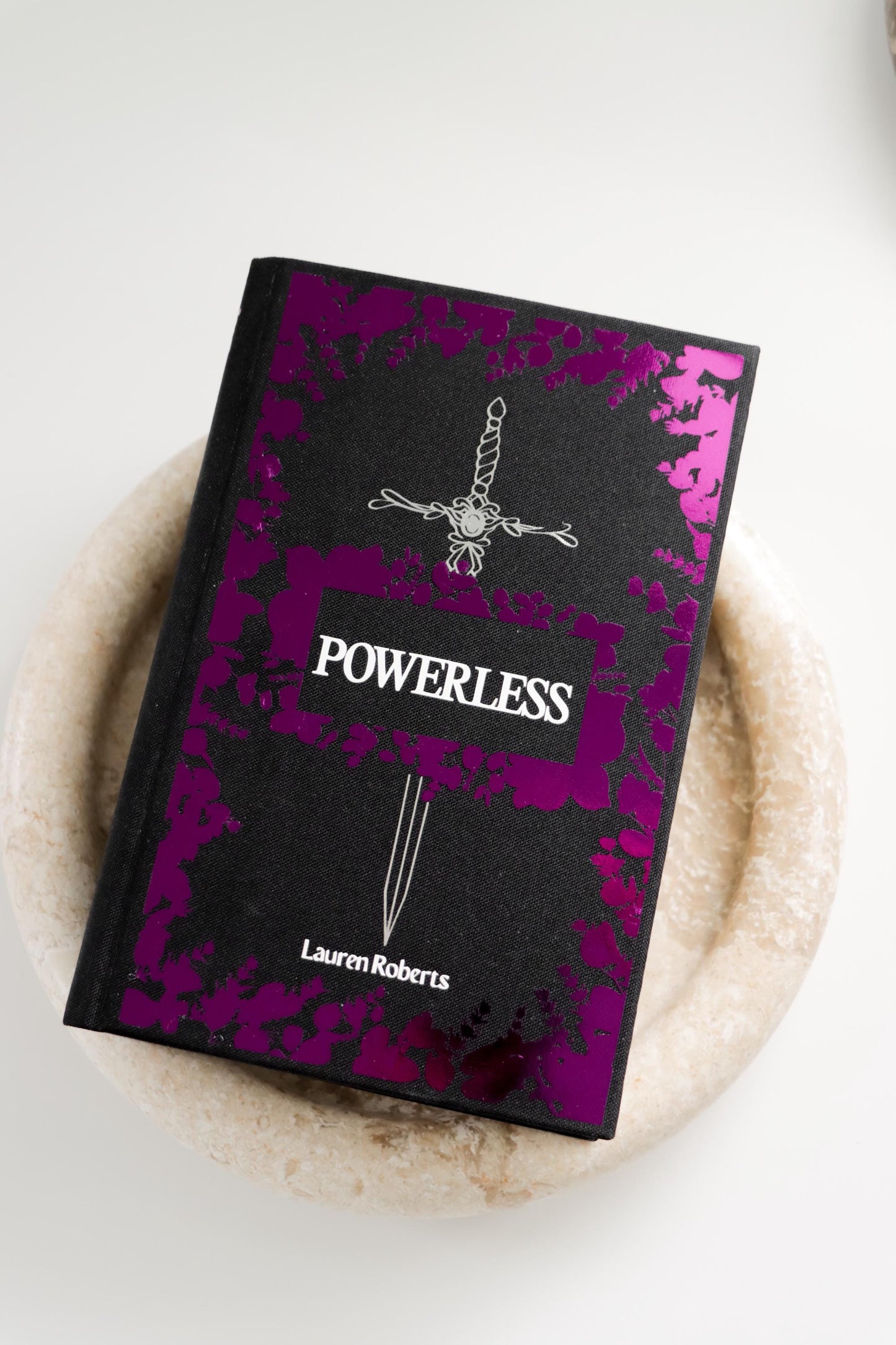 Powerless by Lauren Roberts | Custom Edition, Handmade, Rebound Book
