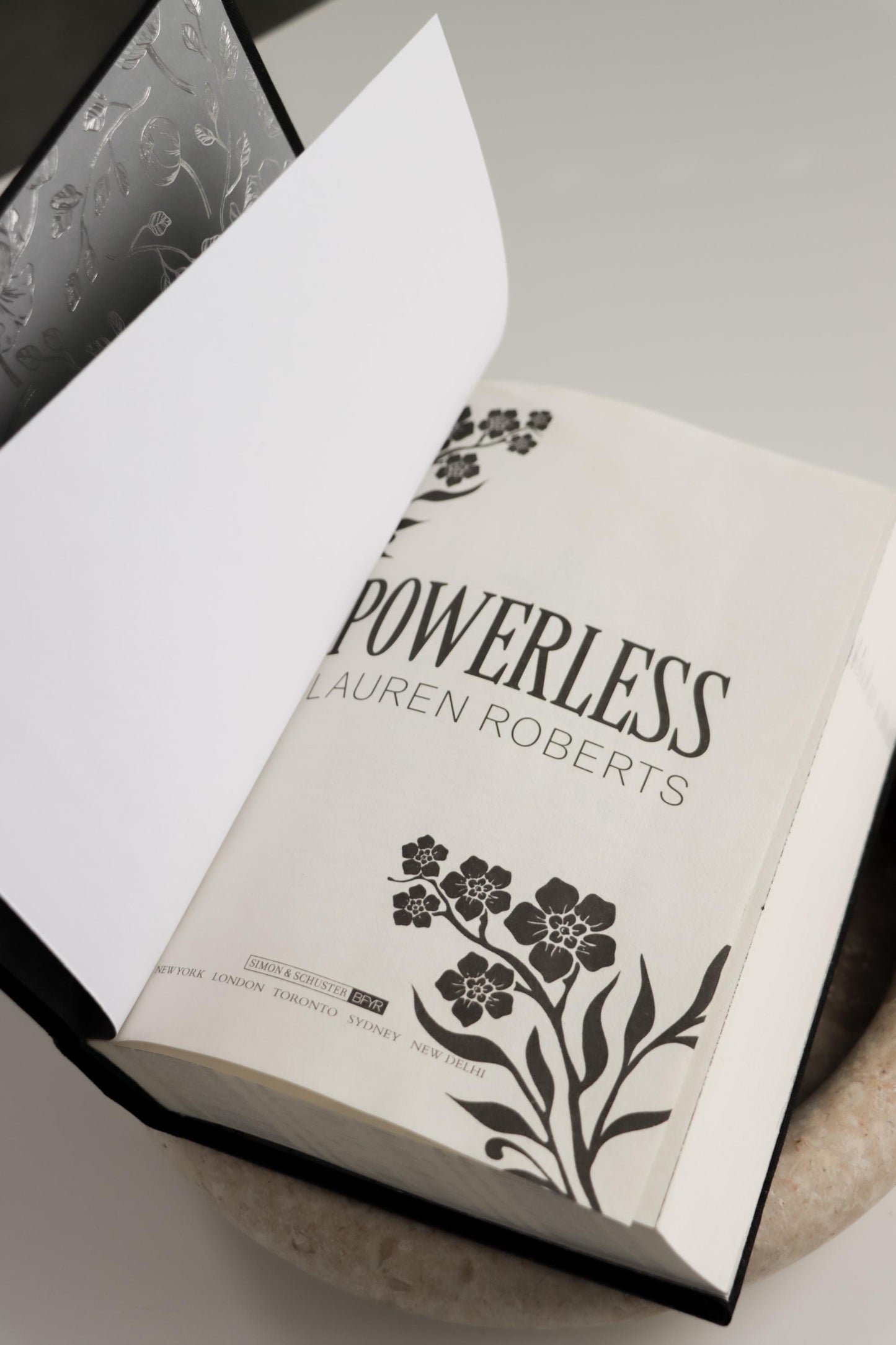 Powerless by Lauren Roberts | Custom Edition, Handmade, Rebound Book