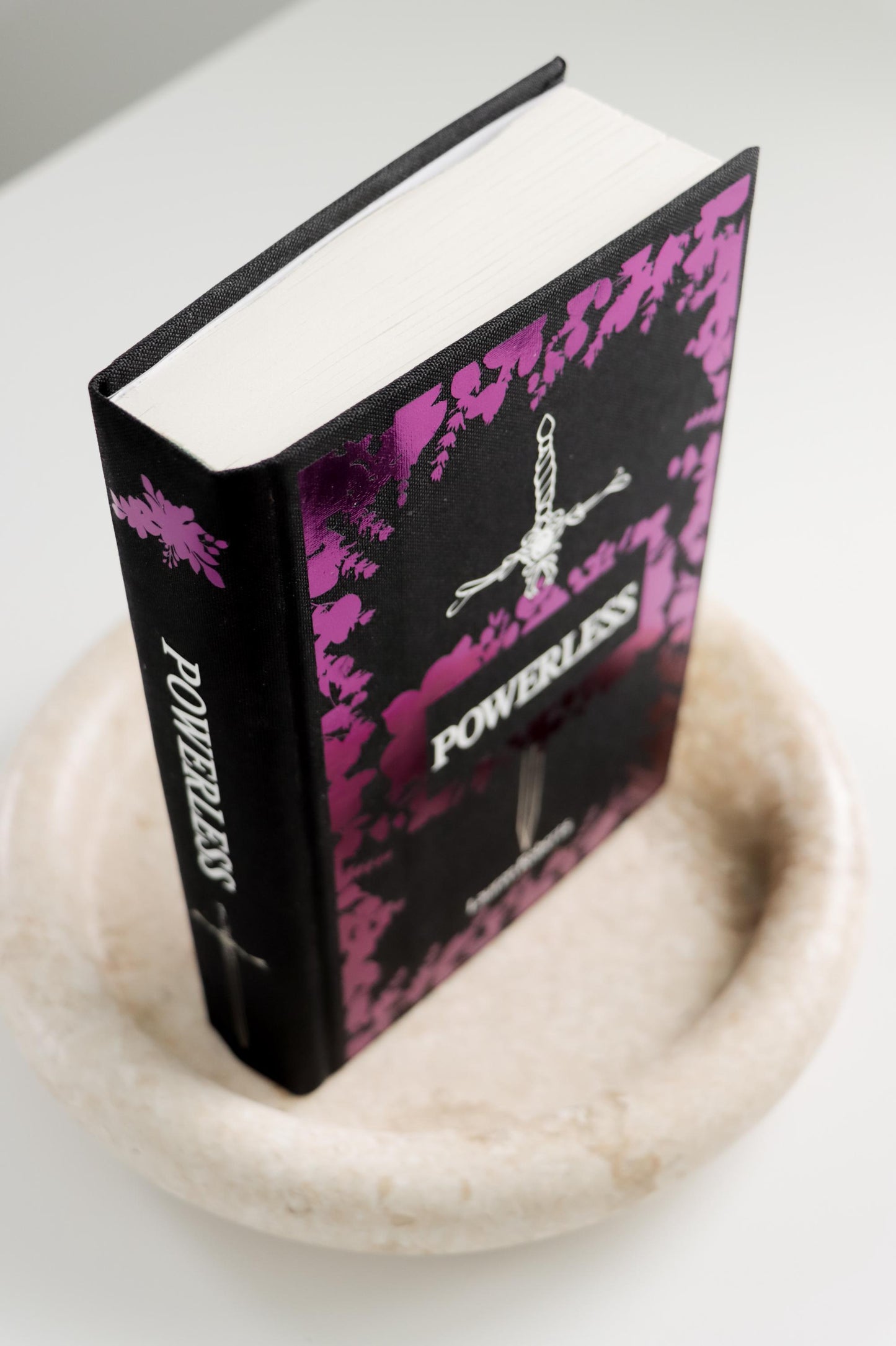 Powerless by Lauren Roberts | Custom Edition, Handmade, Rebound Book