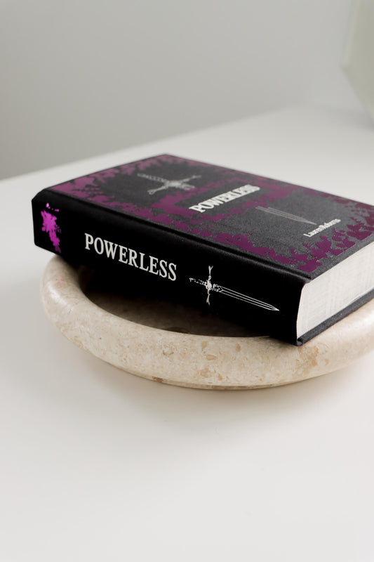 Powerless by Lauren Roberts | Custom Edition, Handmade, Rebound Book